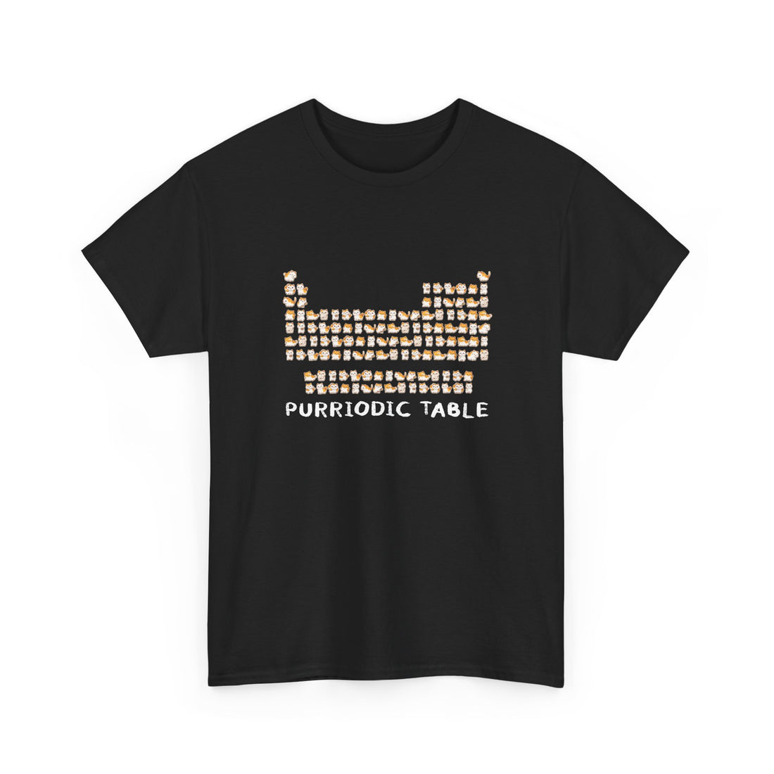 Purriodic Table - Regular Unisex Crewneck T-Shirt