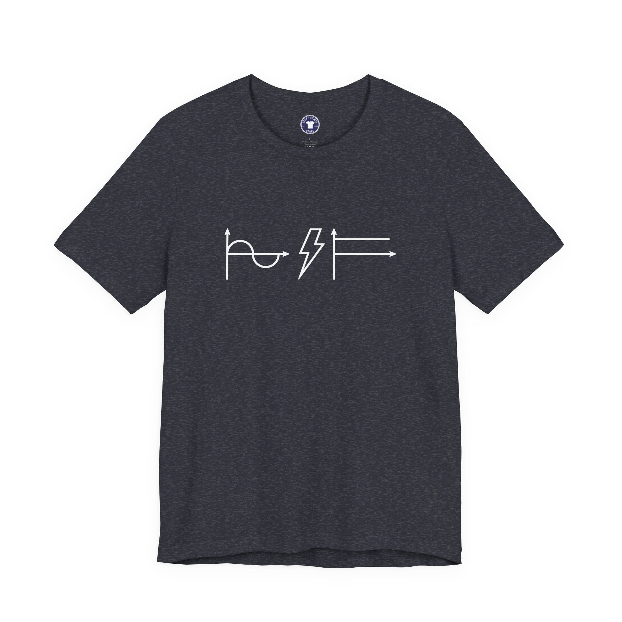 A-C D-C Electrical Engineer Joke - Premium Unisex Crewneck T-Shirt