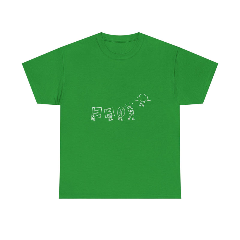 Retro Tech Evolution T-Shirt, Geek T-Shirt, Nerd Shirt, Vintage Computer Art Tee, Tech History Gift, Fun Science Shirt, Digital Age Top