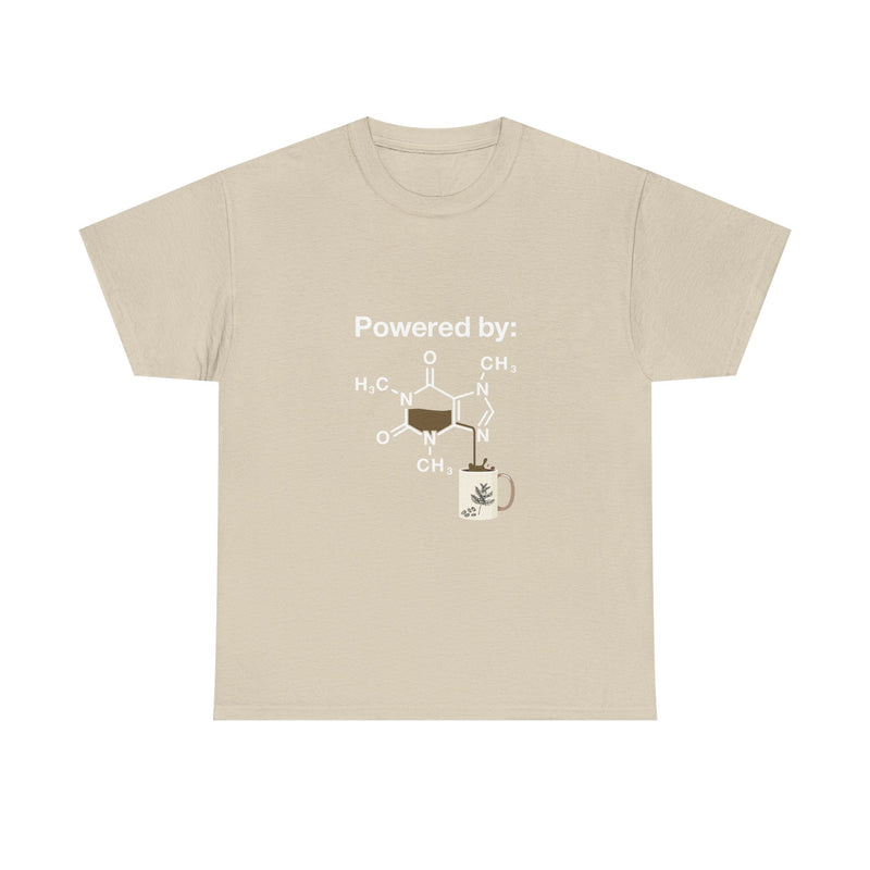 Caffeine Molecule T-Shirt, Coffee Science Tee, Geek T-Shirt, Nerd Shirt, Chemistry Humor Gift, Coffee Lover Present, Science Art Apparel