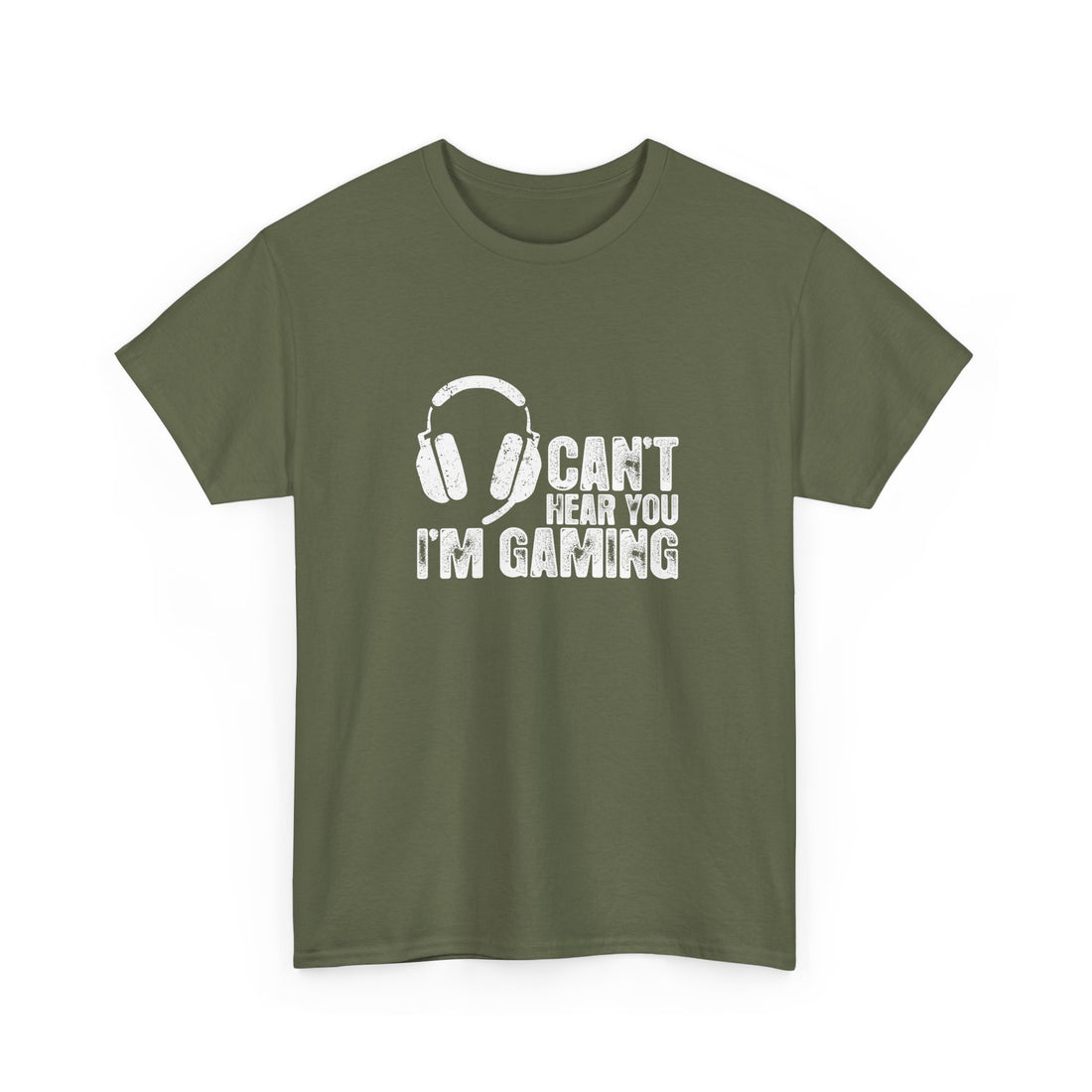 Can't Hear You I'm Gaming - Regular Unisex Crewneck T-Shirt
