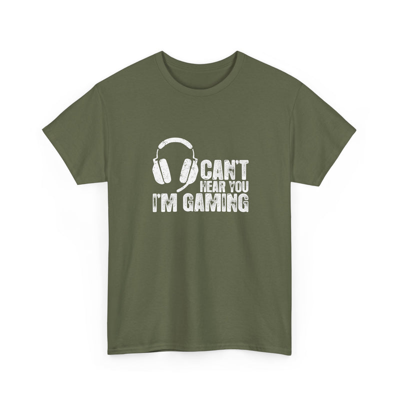 Can't Hear You I'm Gaming - Regular Unisex Crewneck T-Shirt