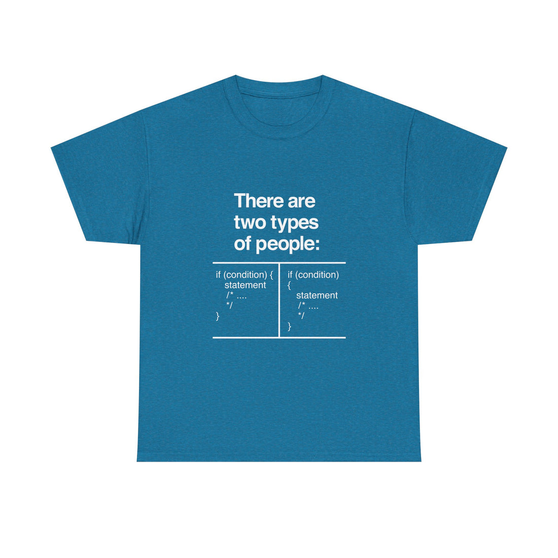 There Are Two Types of People T-Shirt, Funny Coding Tee, Programmer Gift, Geek T-Shirt, Nerd Shirt, Software Developer Humor Tee, Coder Gift