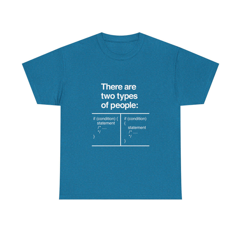 There Are Two Types of People T-Shirt, Funny Coding Tee, Programmer Gift, Geek T-Shirt, Nerd Shirt, Software Developer Humor Tee, Coder Gift