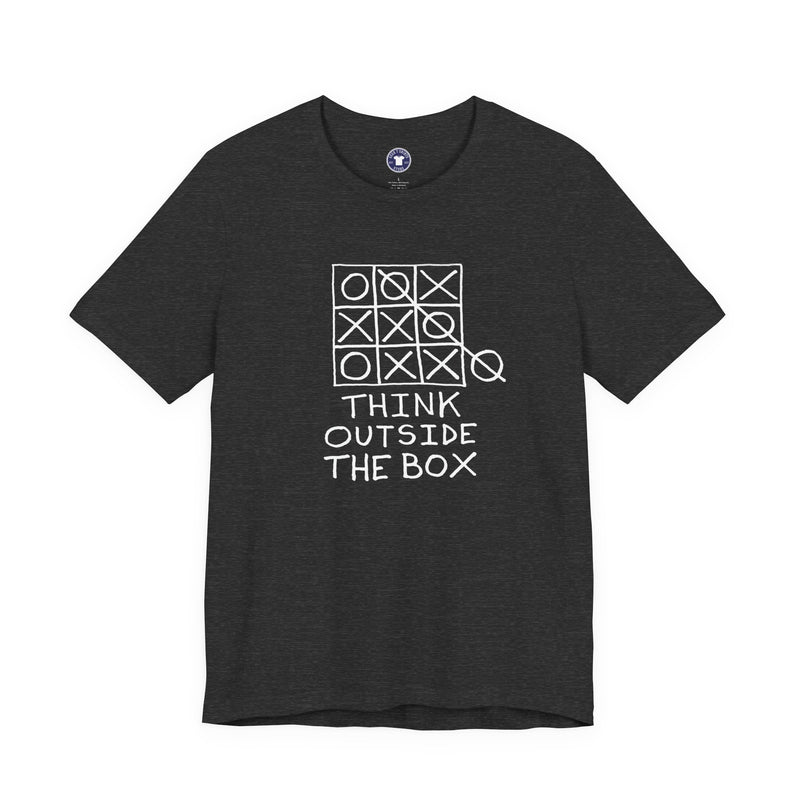 Think Outside The Box - Premium Unisex Crewneck T-Shirt