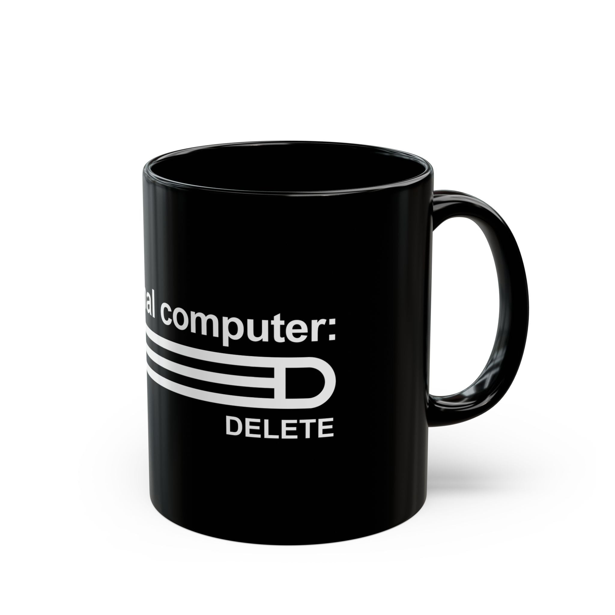 The Original Computer - Black Glossy Mug