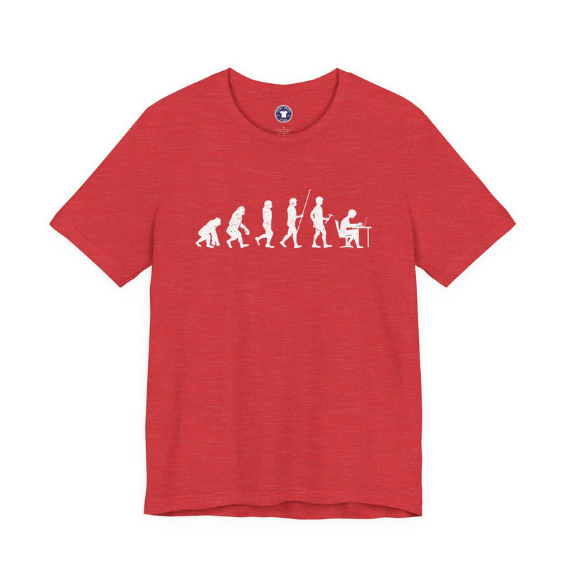 The Evolution To Coders - Premium Unisex Crewneck T-Shirt