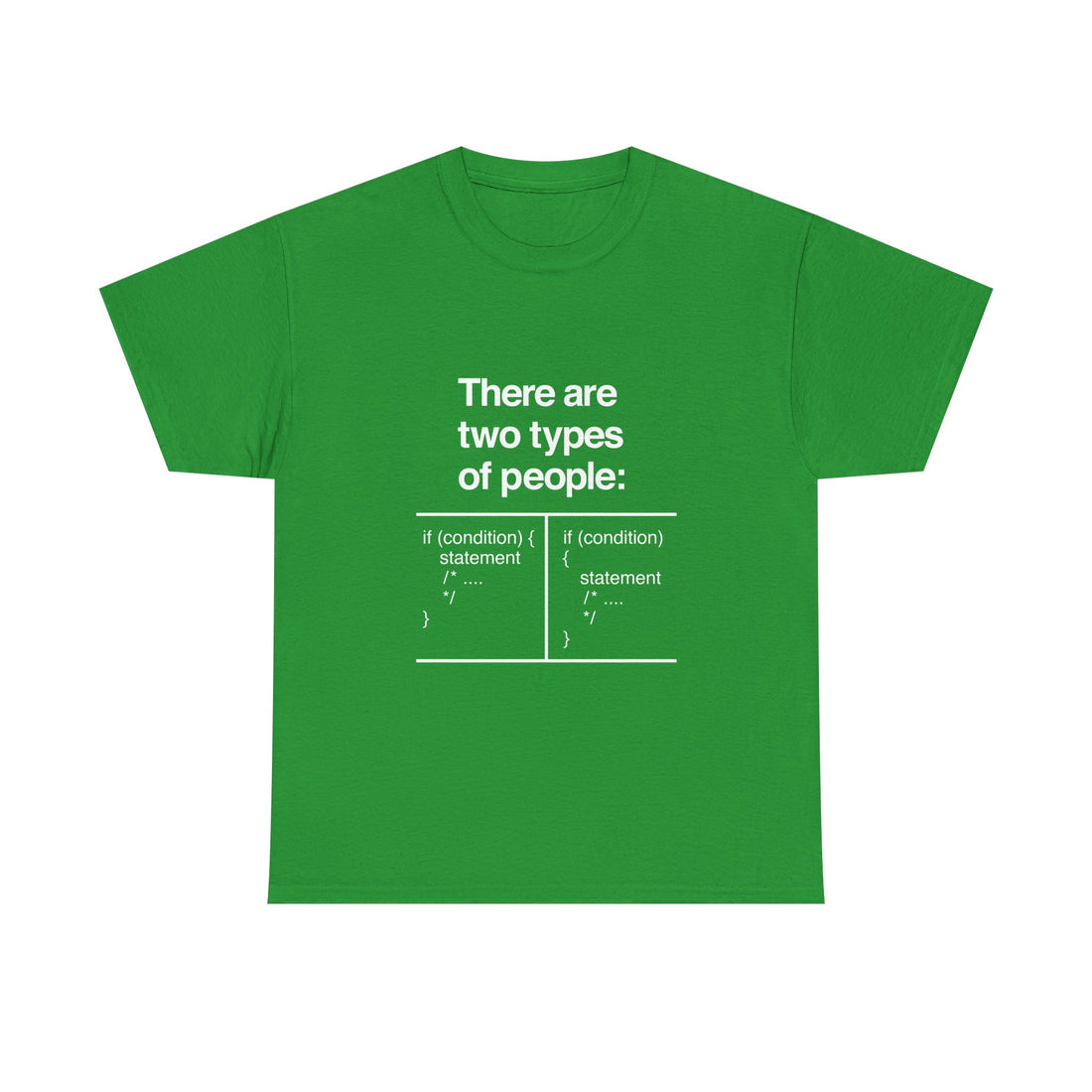 There Are Two Types of People T-Shirt, Funny Coding Tee, Programmer Gift, Geek T-Shirt, Nerd Shirt, Software Developer Humor Tee, Coder Gift