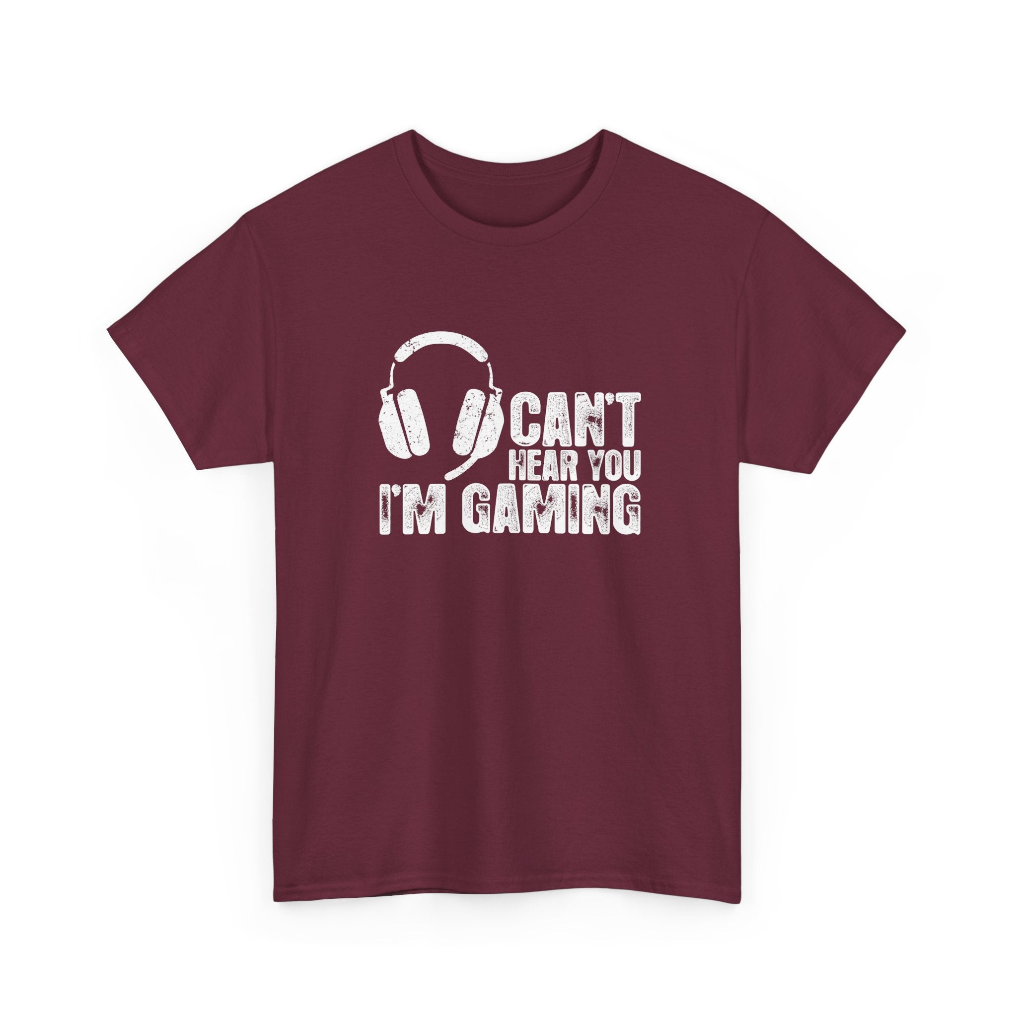 Can't Hear You I'm Gaming - Regular Unisex Crewneck T-Shirt