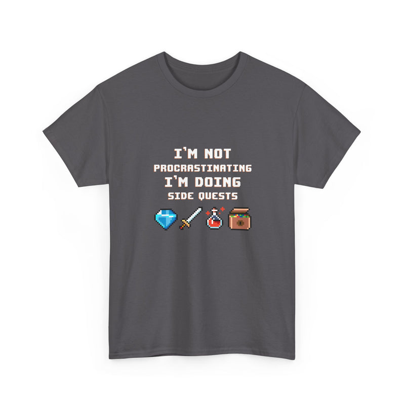 I'm Not Procrastinating I'm Doing Side Quests - Regular Unisex Crewneck T-Shirt