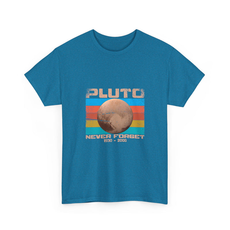 Pluto Never Forget T-Shirt, Retro Vintage Planet Tee, Space Lover Gift, Geek T-Shirt, Nerd Shirt, Astronomy Art Shirt, Solar System Top