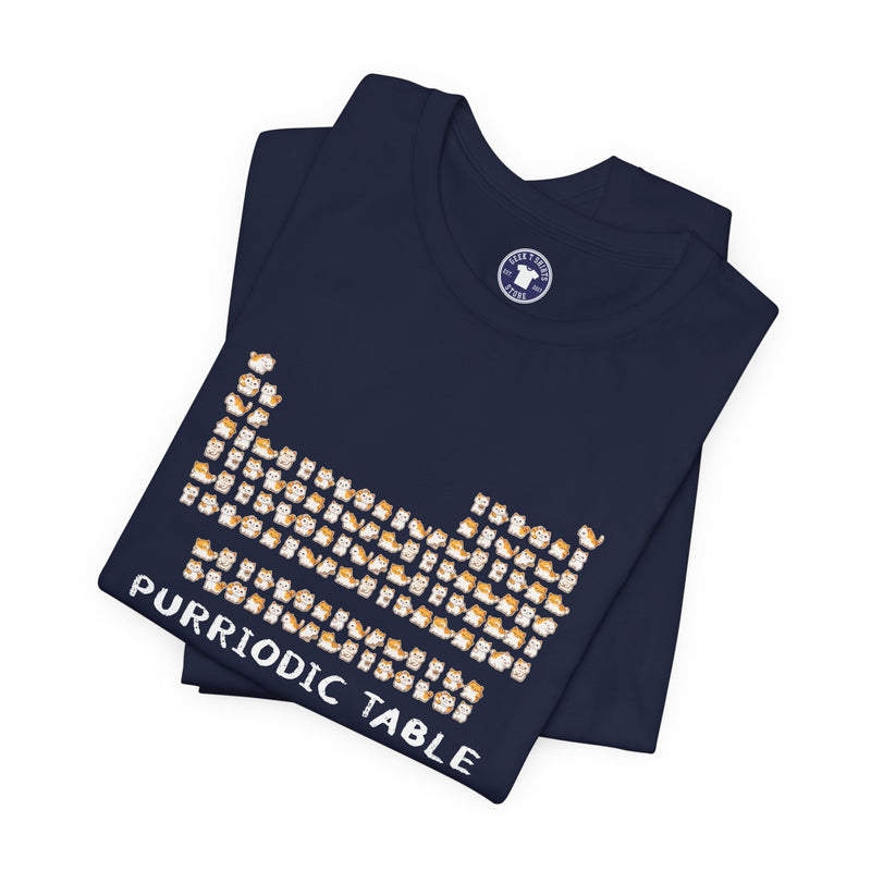 Purriodic Table - Premium Unisex Crewneck T-Shirt