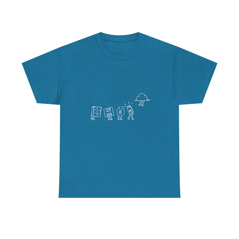 Retro Tech Evolution T-Shirt, Geek T-Shirt, Nerd Shirt, Vintage Computer Art Tee, Tech History Gift, Fun Science Shirt, Digital Age Top