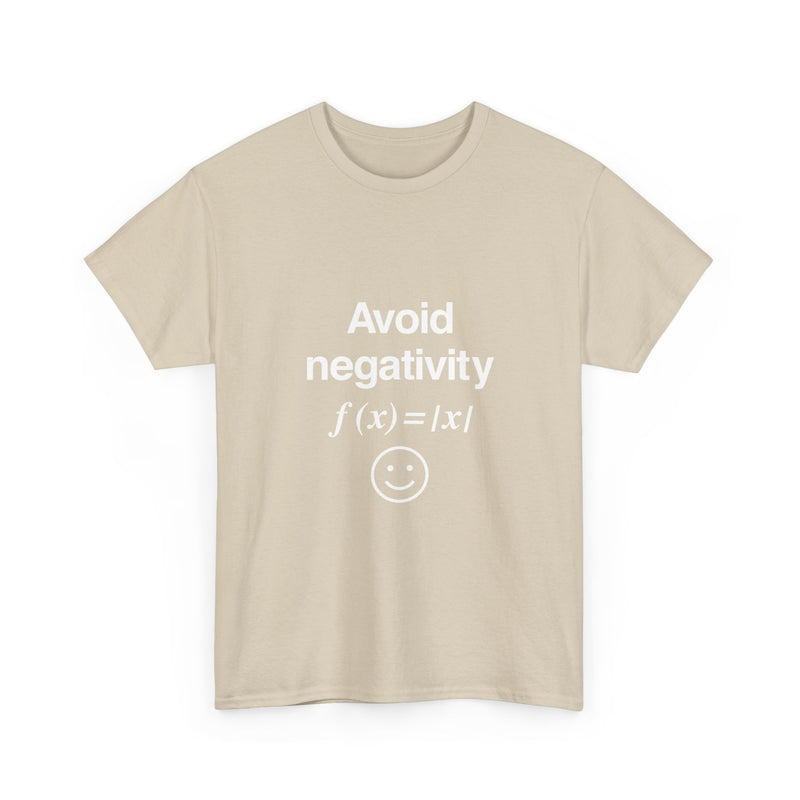 Avoid Negativity T-Shirt, Math Humor Tee, Geek T-Shirt, Nerd Shirt, Positive Vibes Shirt, Funny Math Gift, Science Lover Top, Smile Graphic