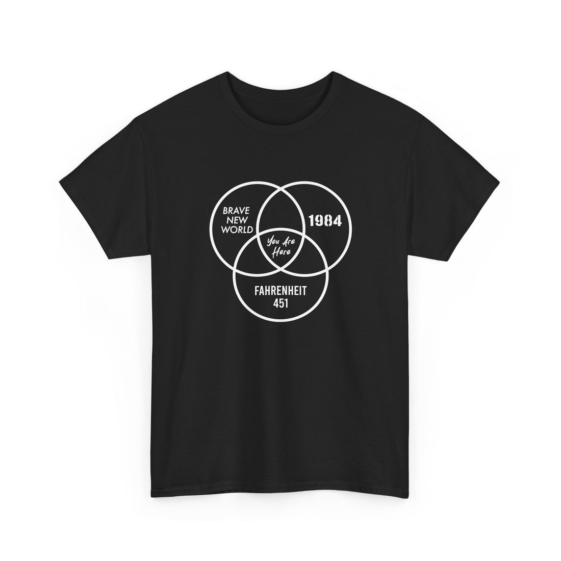 You Are Here - Dystopian Books - Regular Unisex Crewneck T-Shirt