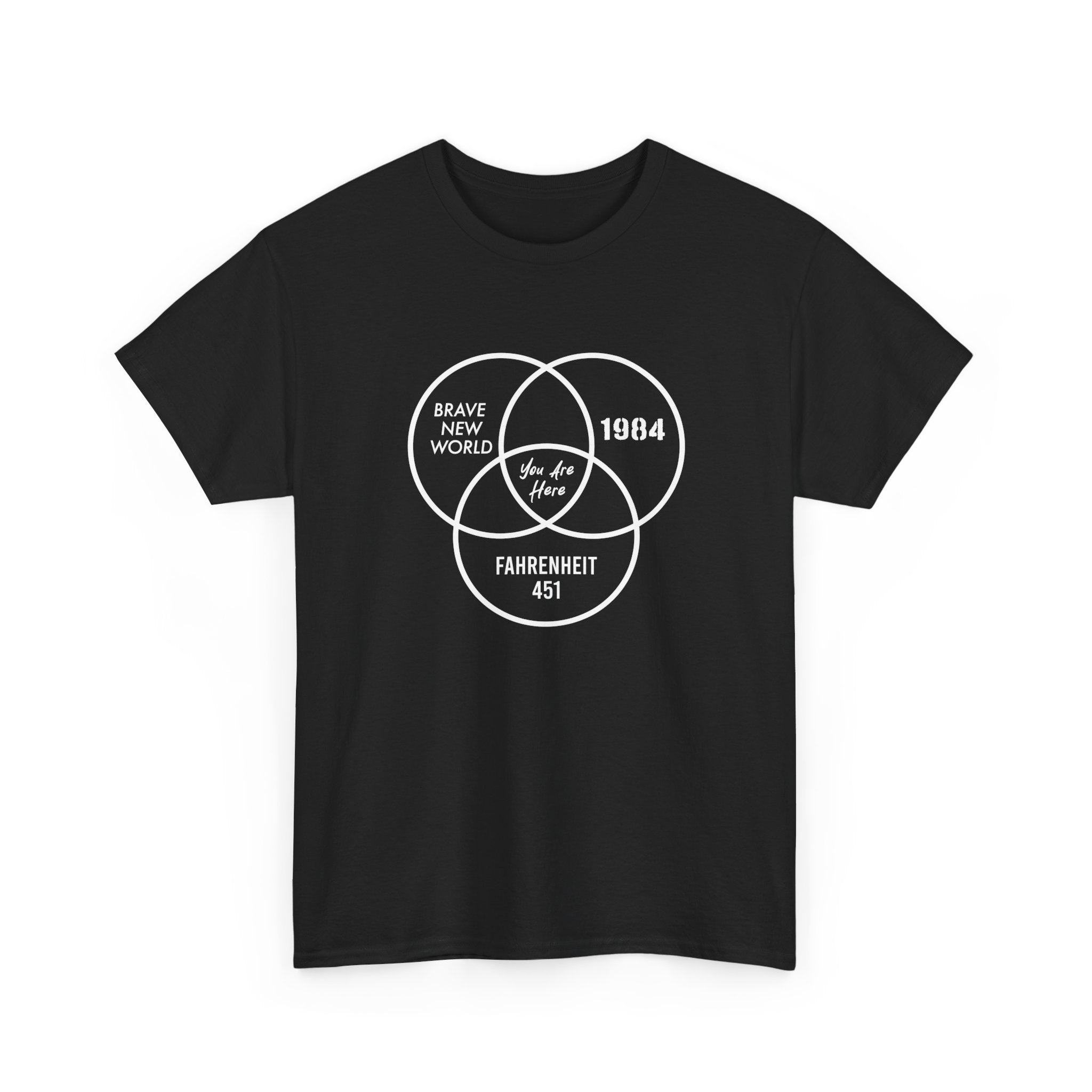 You Are Here - Dystopian Books - Regular Unisex Crewneck T-Shirt