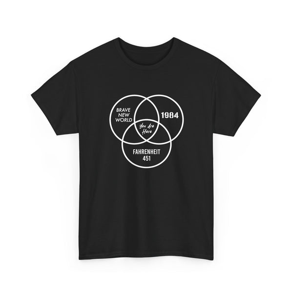 You Are Here - Dystopian Books - Regular Unisex Crewneck T-Shirt