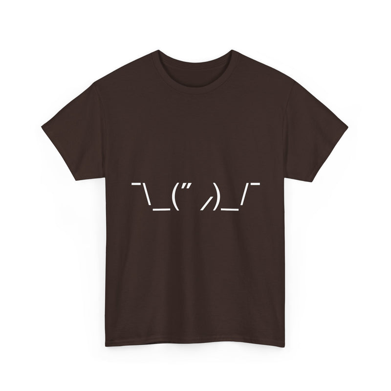T-Shirt with Quirky ASCII Art Face, Geek T-Shirt, Nerd Shirt, Minimalist Emoticon Tee, Fun Text Art Gift, Casual Statement Shirt