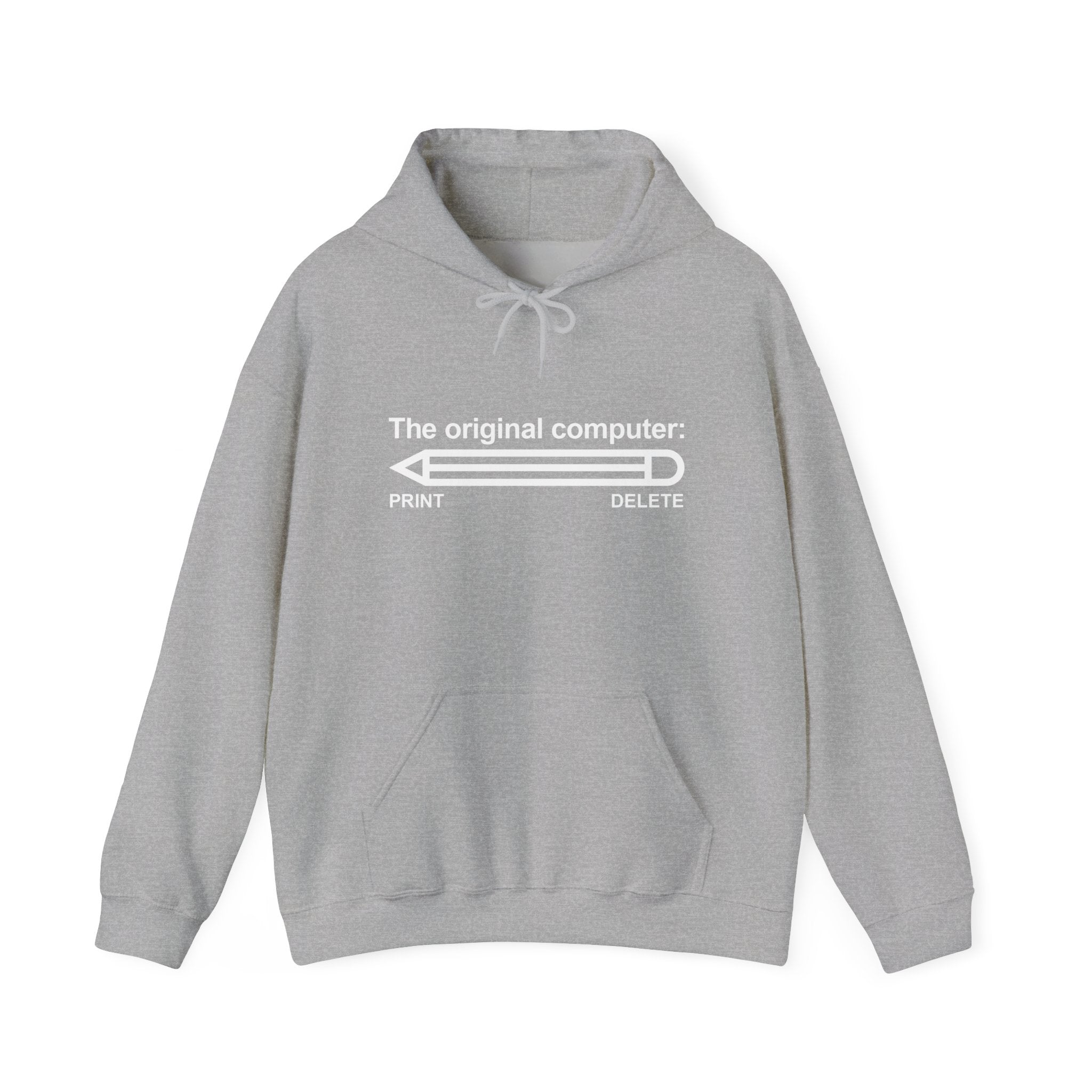 The Original Computer - Nerd Hoodie - IT Hoodie - Unisex Hooded Sweatshirt