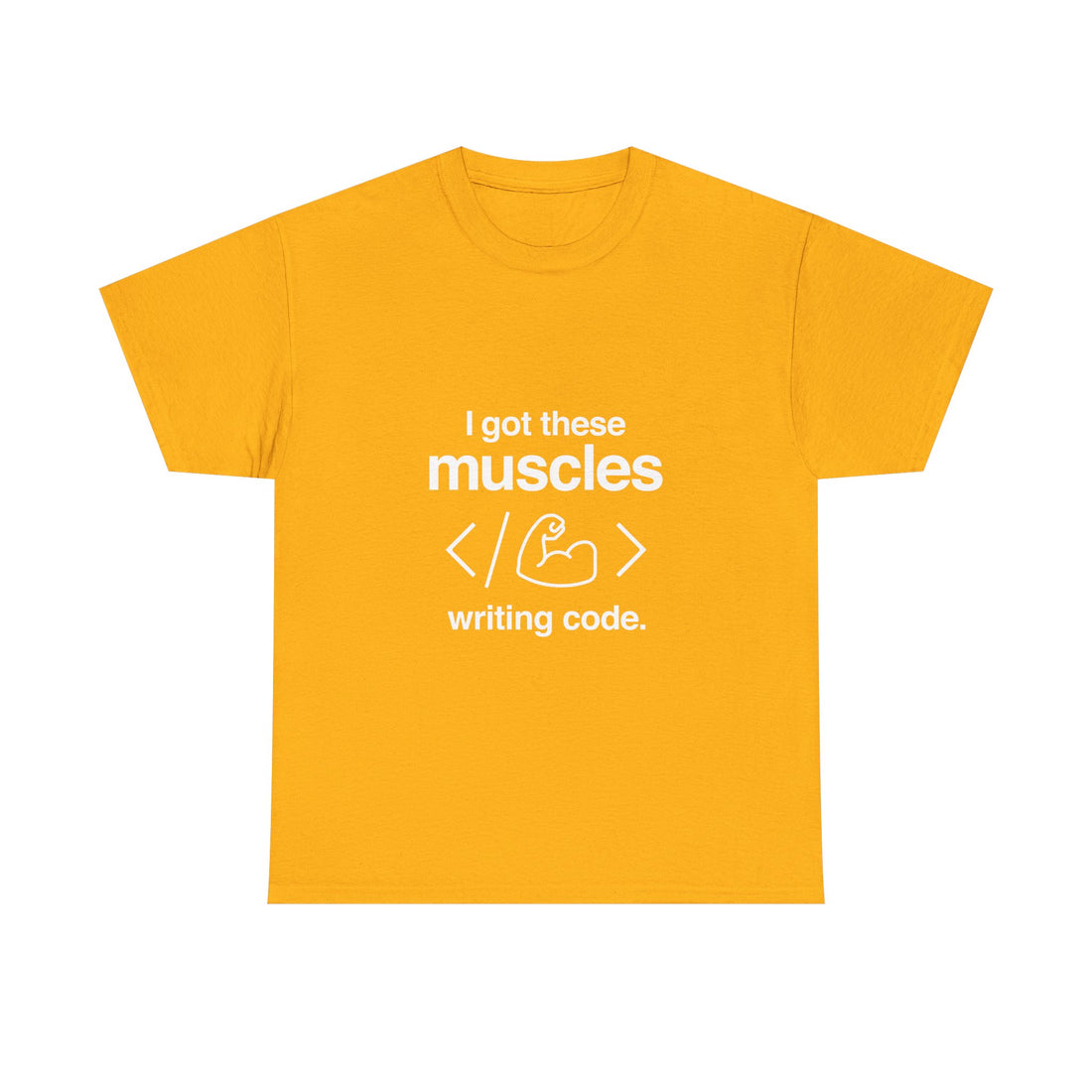 Coding Muscle T-shirt, Programmer Humor Tee, Geek T-Shirt, Nerd Shirt, Tech Gift, Developer Shirt, Funny Coding Apparel, Programmer Present