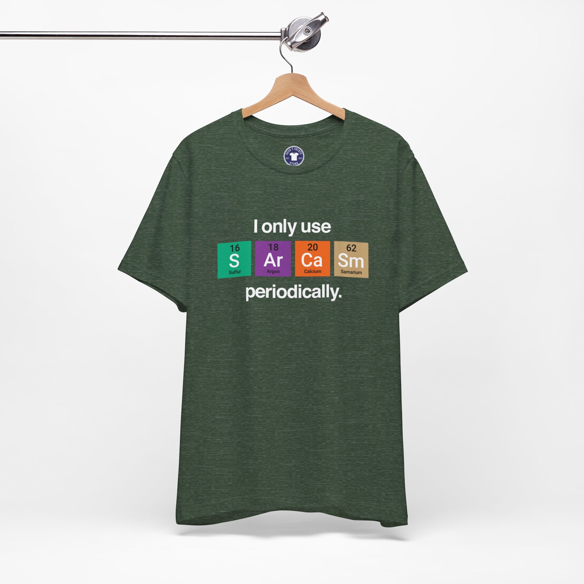 I Only Use Sarcasm Periodically - Premium Unisex Crewneck T-Shirt