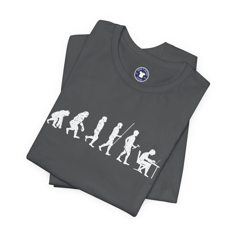 The Evolution To Coders - Premium Unisex Crewneck T-Shirt