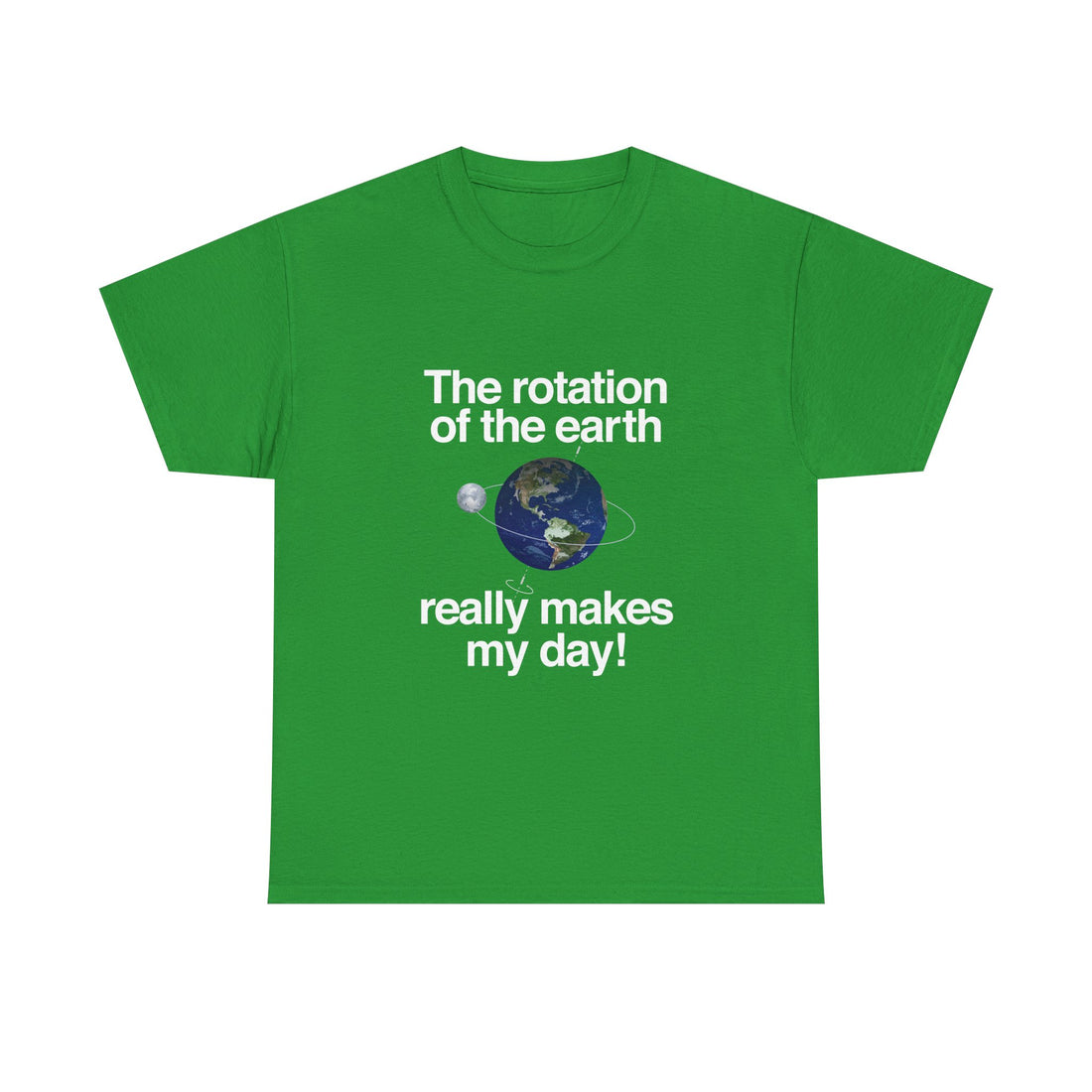 Earth Rotation T-Shirt, Science Geek Tee, Nerd Shirt, Astronomy Gift, Planet Earth Shirt, Space Humor, Science Lover Apparel, Celestial Art
