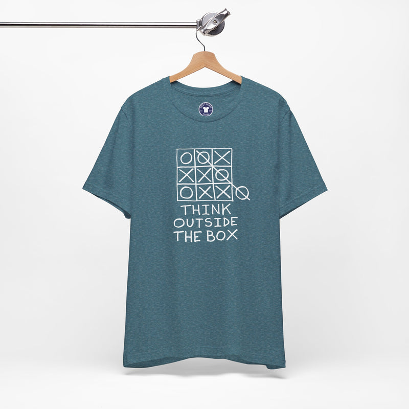 Think Outside The Box - Premium Unisex Crewneck T-Shirt