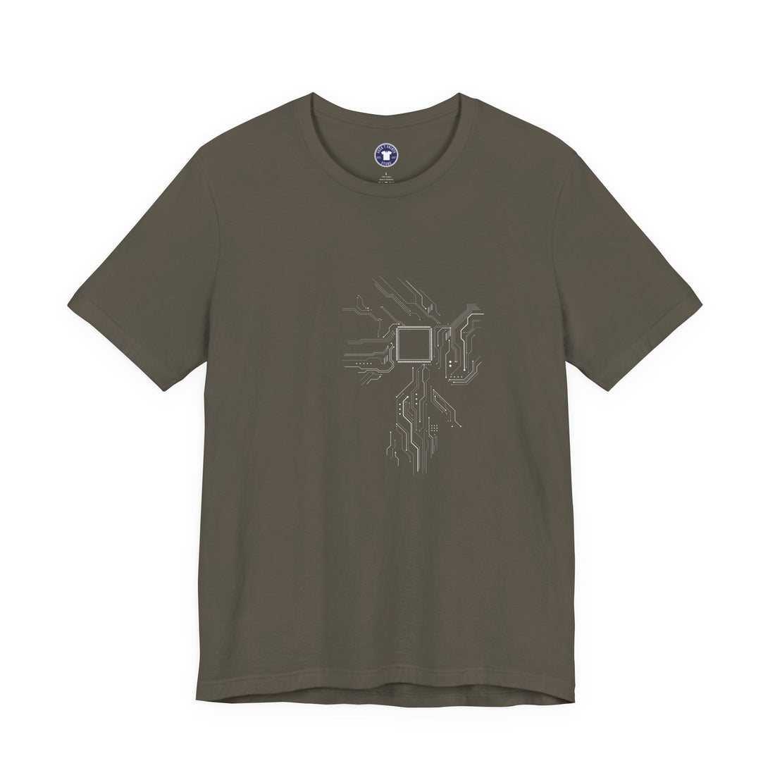 Cpu Heart Chipset Board - Geek Coding T-Shirt - Premium Unisex Crewneck T-Shirt
