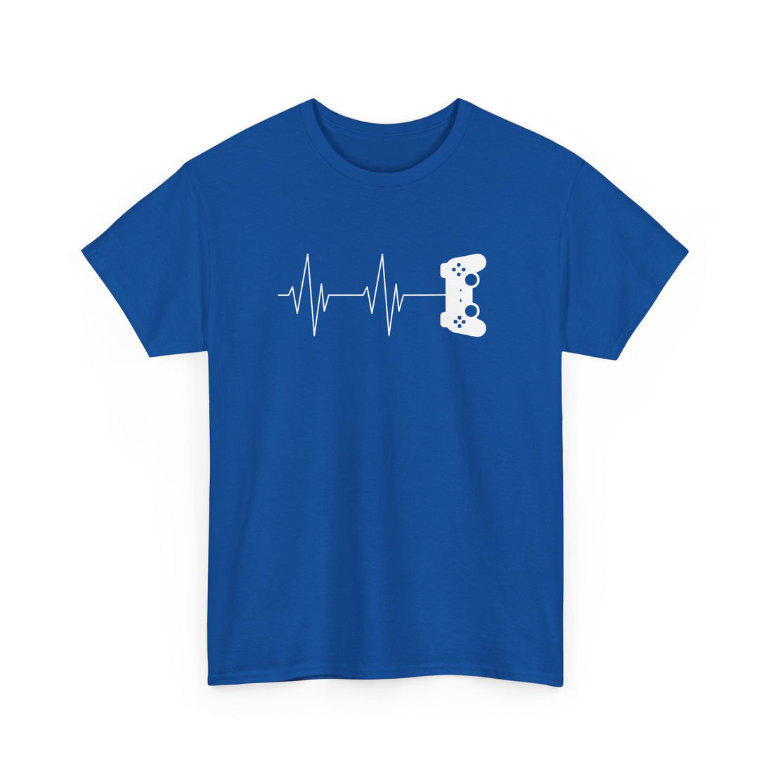 Gamer Heartbeat - Video Gaming Addict Shirt - Regular Unisex Crewneck T-Shirt