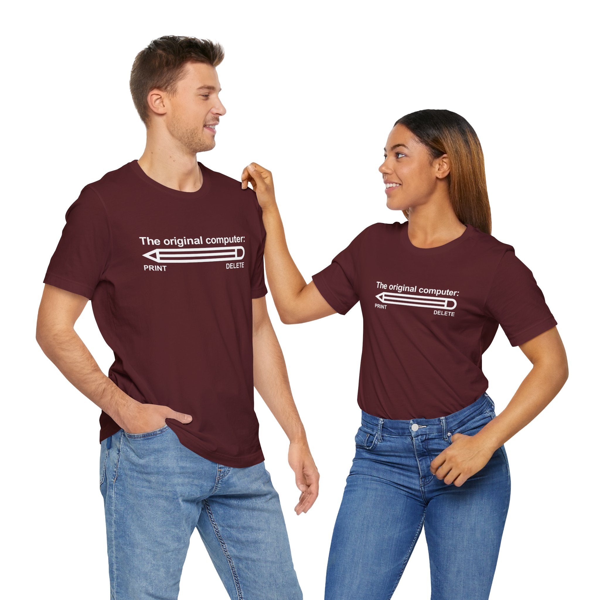 The Original Computer - Nerd Shirt - It Shirt - Premium Unisex Crewneck T-Shirt