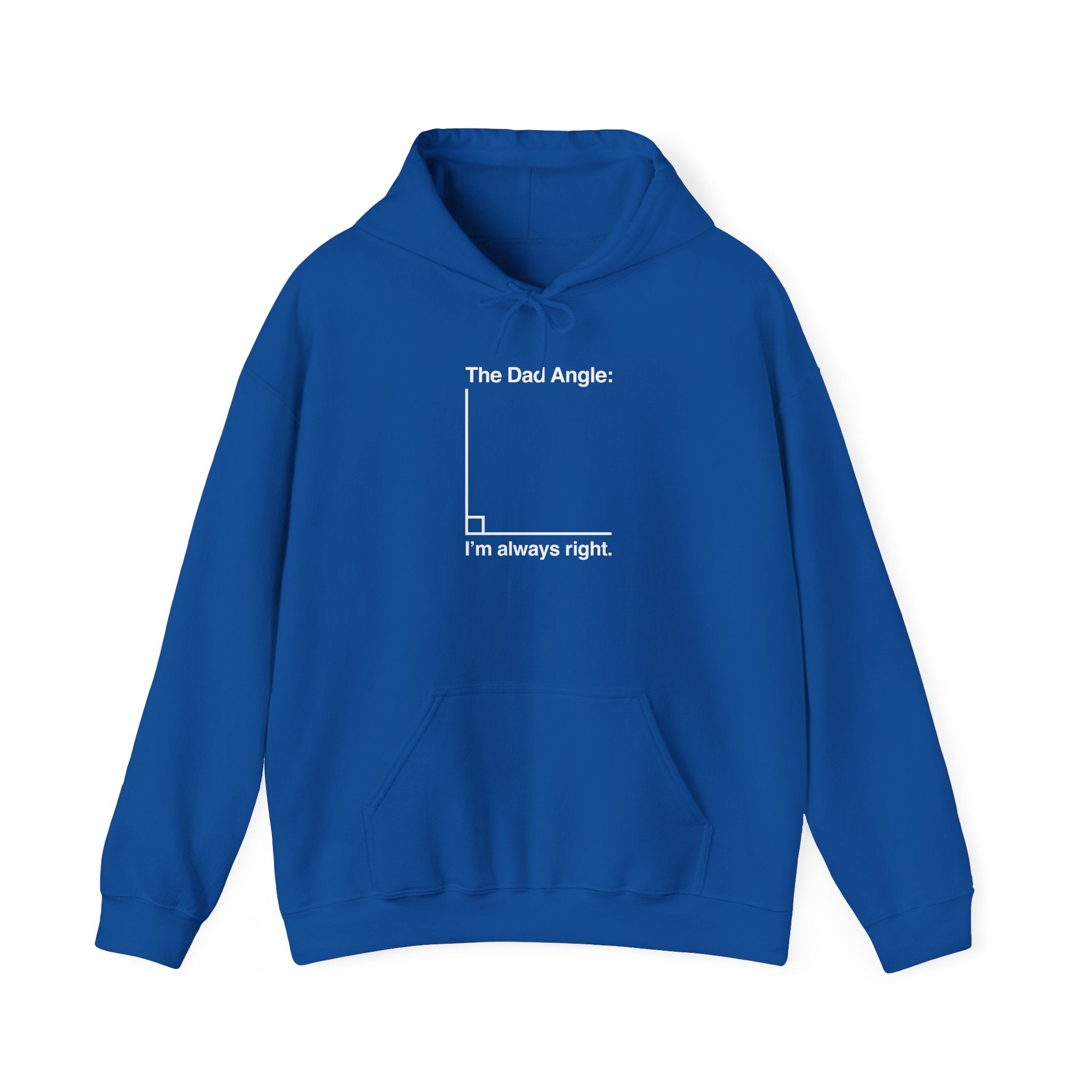 The Dad Angle Math - Unisex Hooded Sweatshirt