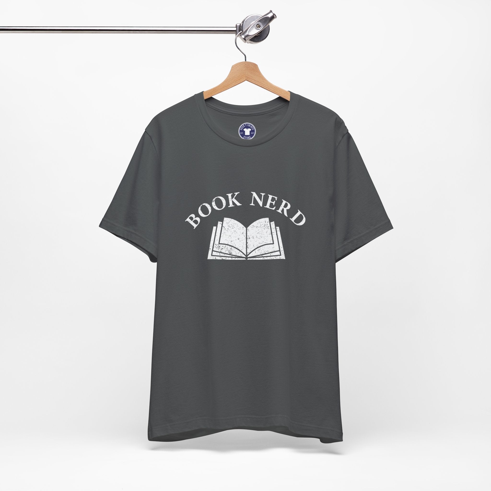 Book Nerd - Premium Unisex Crewneck T-Shirt