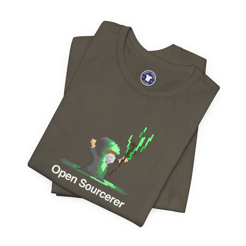 Open Sourcerer - Web Developer - Premium Unisex Crewneck T-Shirt