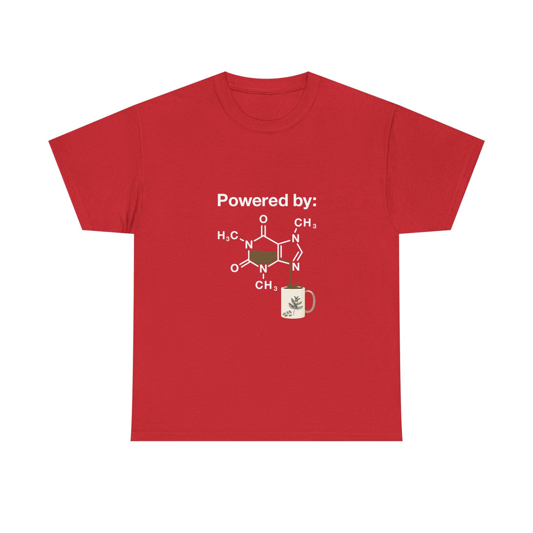 Caffeine Molecule T-Shirt, Coffee Science Tee, Geek T-Shirt, Nerd Shirt, Chemistry Humor Gift, Coffee Lover Present, Science Art Apparel