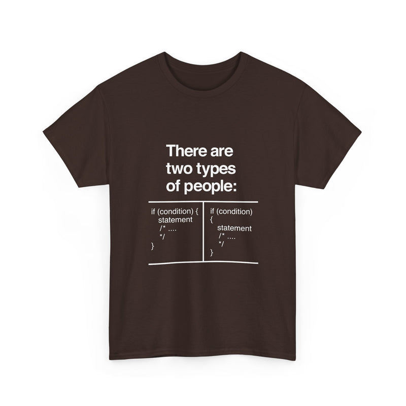 There Are Two Types of People T-Shirt, Funny Coding Tee, Programmer Gift, Geek T-Shirt, Nerd Shirt, Software Developer Humor Tee, Coder Gift