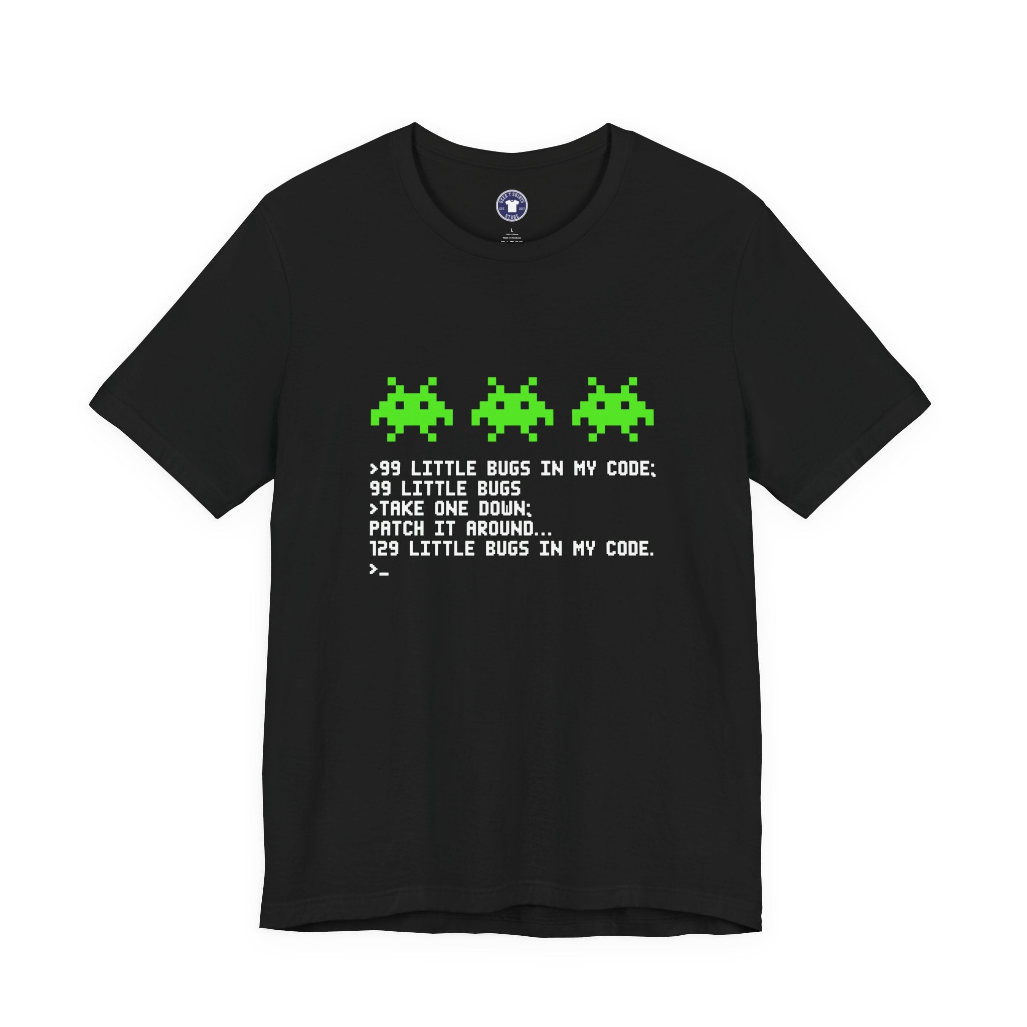 99 Little Bugs In My Code - Nerd Shirt - IT Shirt - Premium Unisex Crewneck T-Shirt