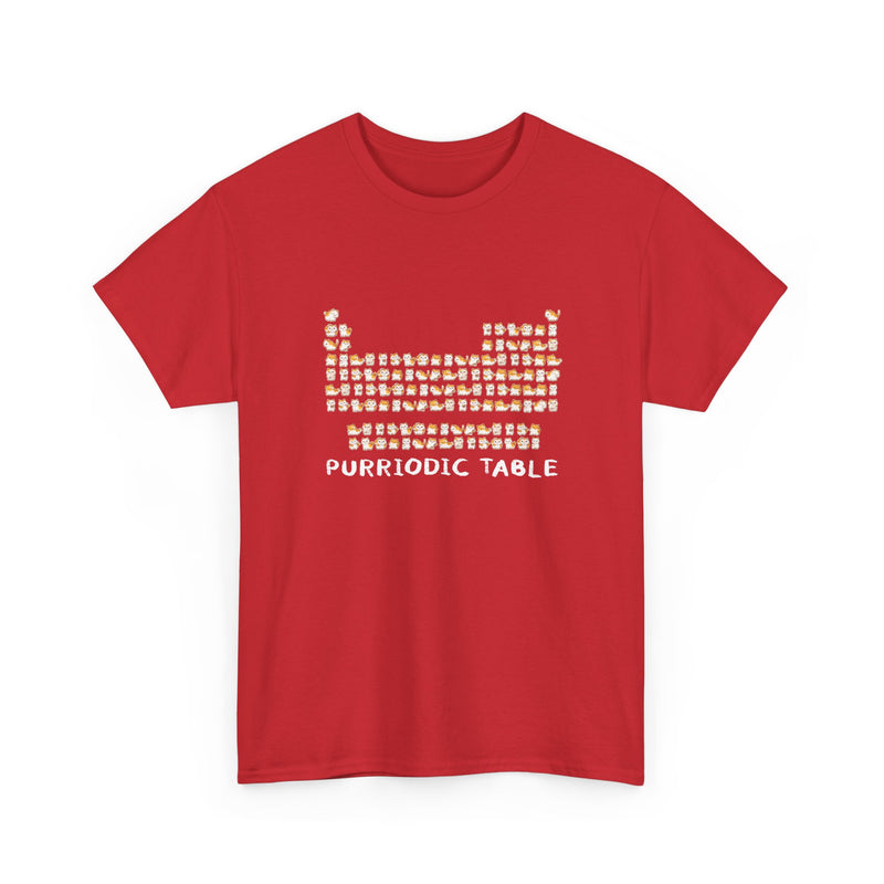 Purriodic Table - Regular Unisex Crewneck T-Shirt
