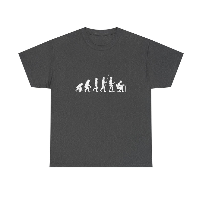 Evolution of Man T-Shirt, Humorous Science Tee, Geek T-Shirt, Nerd Shirt, Funny Evolution Graphic, Casual Wear Gift, Unique Art Apparel