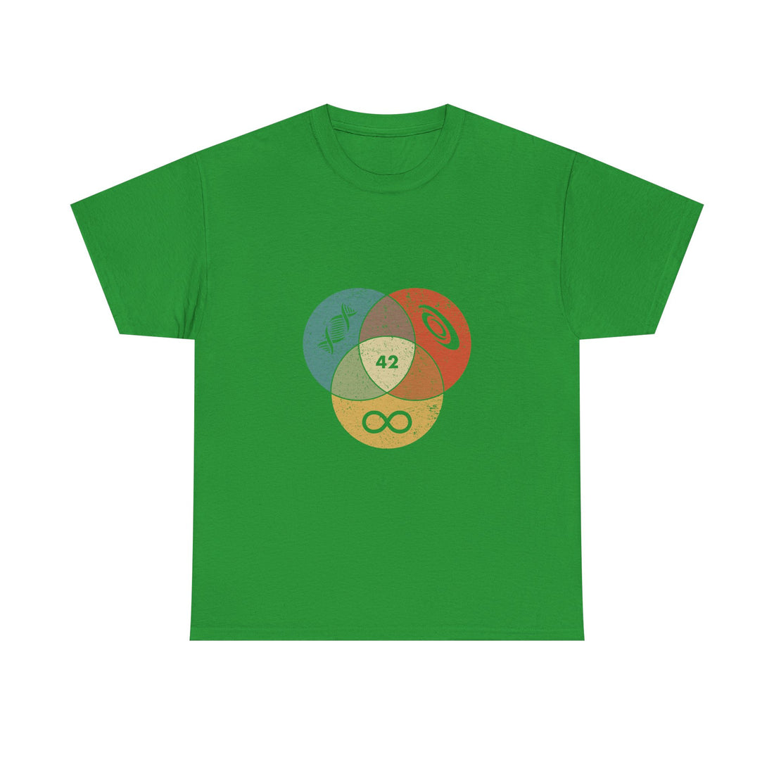 42 T-Shirt Hitchhikers Guide to the Galaxy Shirt Science Infinity DNA Galaxy Tee Geek Humor Gift Sci-fi Nerd Present Top
