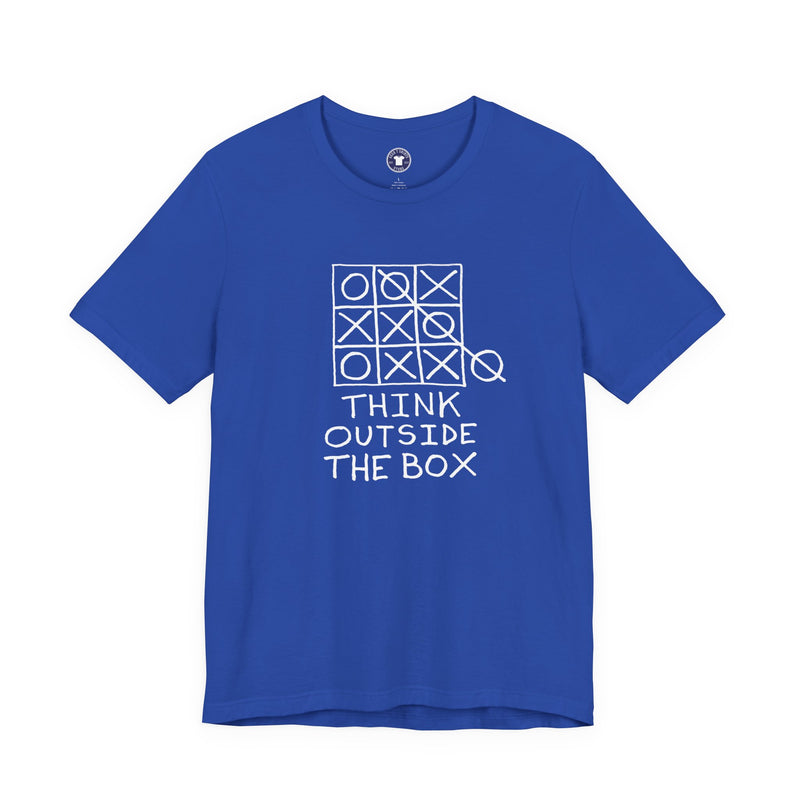 Think Outside The Box - Premium Unisex Crewneck T-Shirt