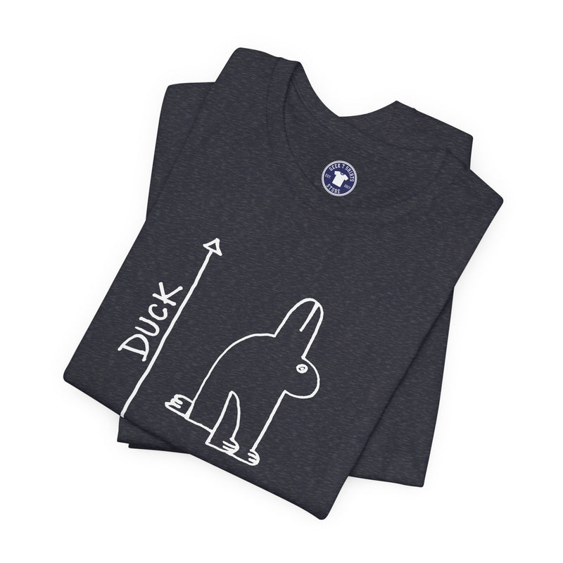 Rabbit-Duck Paradox - Premium Unisex Crewneck T-Shirt