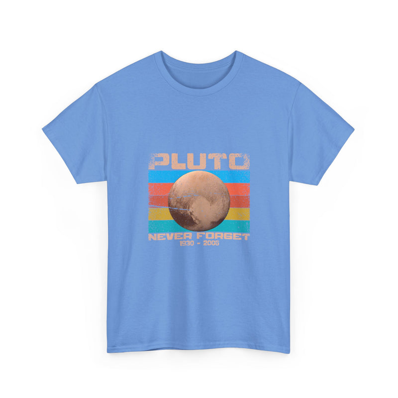 Pluto Never Forget T-Shirt, Retro Vintage Planet Tee, Space Lover Gift, Geek T-Shirt, Nerd Shirt, Astronomy Art Shirt, Solar System Top