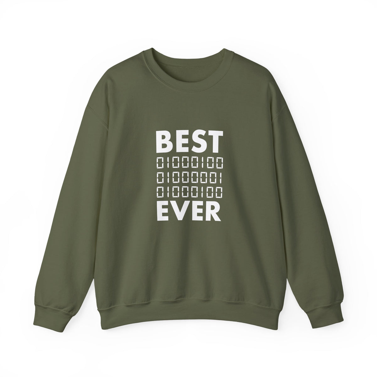 Best Dad Ever In Binary Sweatshirt