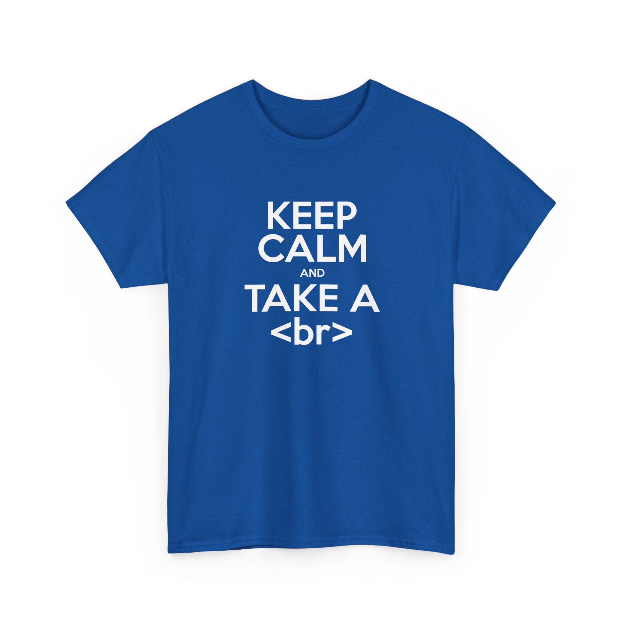 Keep Calm And Take A Break - Computer Shirt -  Unisex Crewneck T-Shirt