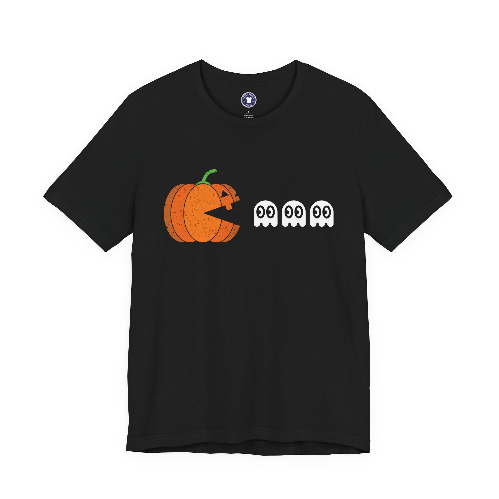 Halloween Retro Gamer - Premium Unisex Crewneck T-Shirt