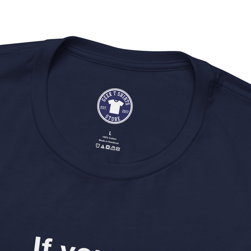 If You Can Read This You Are Too - Nerd Shirt - Premium Unisex Crewneck T-Shirt