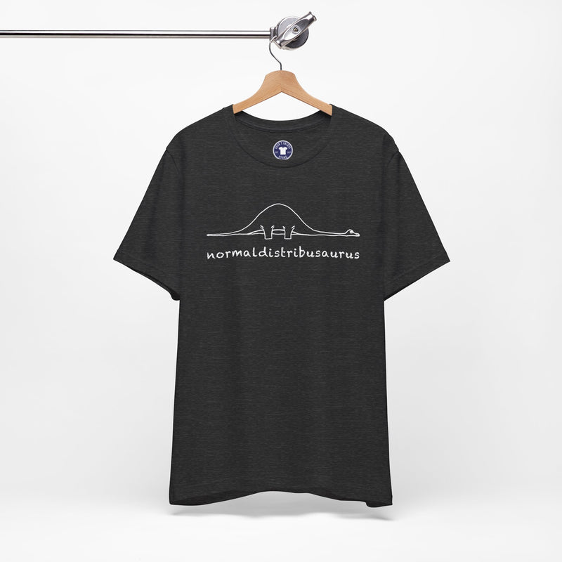 Math Statistics - Normaldistribusaurus - Premium Unisex Crewneck T-Shirt