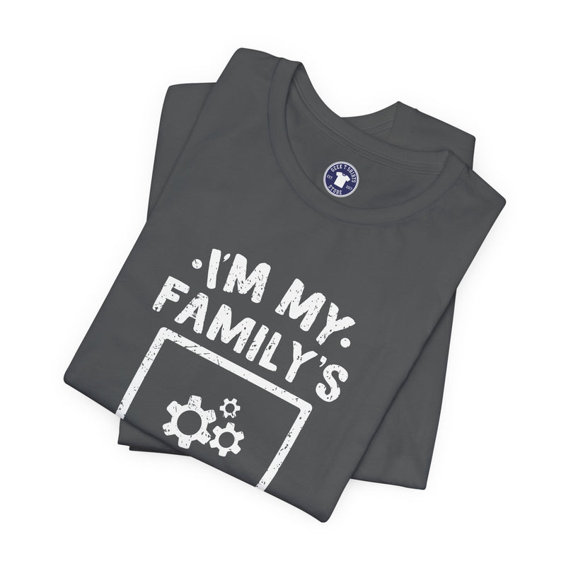 I'm My Family's Unpaid Tech Support - Premium Unisex Crewneck T-Shirt