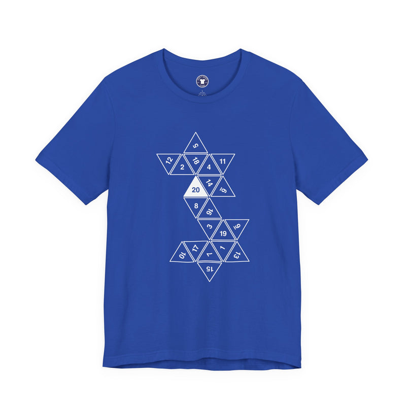 20 Sided Roll Playing Die - Premium Unisex Crewneck T-Shirt
